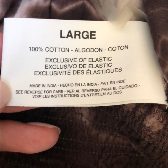 NWT- Boho Nine West Jeans Blouse, Size L - Picture 6 of 6